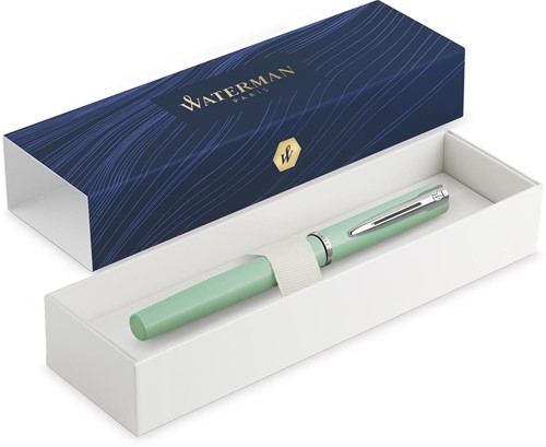 Waterman stylo plume Allure, pointe fine, giftbox, pastelgroen