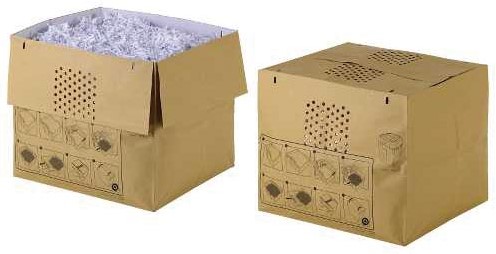 Rexel sacs recyclable pour destructeur 115 l, pour Auto+750X, paquet de 50 sacs