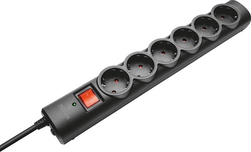 Trust Surge Guard multiprise, 6 prises de protection contre les surtensions
