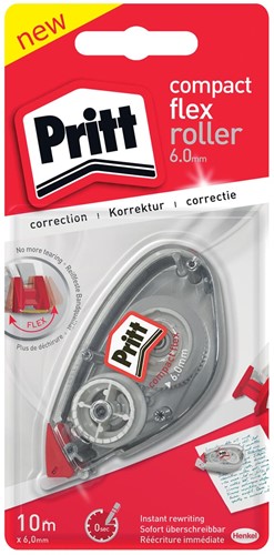 Pritt correctieroller Compact Flex 6 mm x 10 m, op blister 1 Stuk