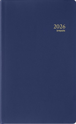 Brepols agenda Building Seta 6 langues, bleu, 2026