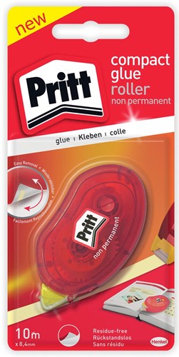 Pritt lijmroller Compact niet-permanent, op blister 1 Stuk