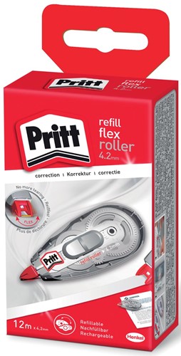 Pritt dérouleur de correction Refill Flex, 4,2 mm x 12 m, en boîte distributrice 1 Stuk