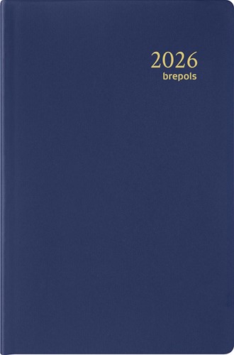 Brepols agenda Delta Seta 6-talig, blauw, 2026