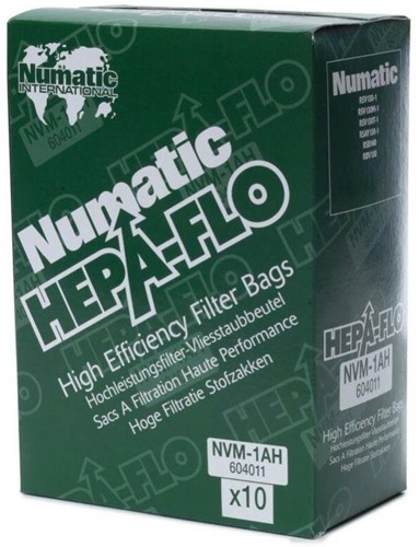 Numatic sac à poussière MVM-1AH -13-160, paquet de 10 pièces