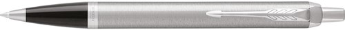 Parker IM stylo bille Stainless Steel CT, encre bleu