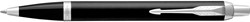 Parker IM balpen Matte Black CT, blauwe inkt