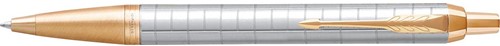 Parker IM Premium stylo bille, moyenne, en boîte-cadeau, Pearl (blanc/or)