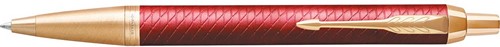 Parker IM Premium stylo bille, moyenne, en boîte-cadeau, Deep red (rouge/or)