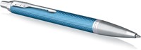 Parker IM Premium balpen, medium, in giftbox, Blue (blauw/zilver)-2