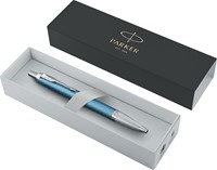 Parker IM Premium balpen, medium, in giftbox, Blue (blauw/zilver)-3