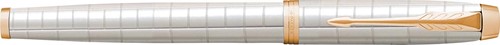 Parker IM Premium roller, fijn, in giftbox, Pearl (wit/goud)