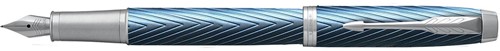 Parker IM Premium vulpen, fijn, in giftbox, blue (blauw/zilver)-2