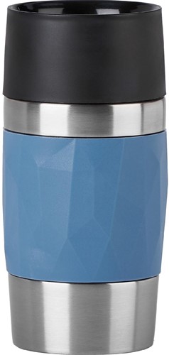 Emsa Travel Mug Compact thermosbeker, 0,3 l, blauw