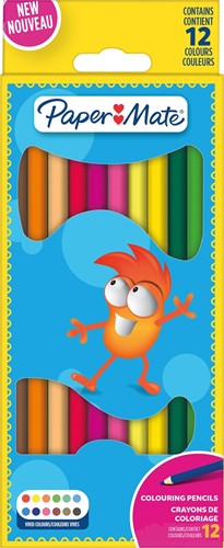Paper Mate crayons de couleur, blister de 12 pièces