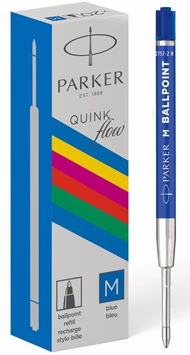 Parker ECO stylo bille recharge, medium, bleu, 20 pièces