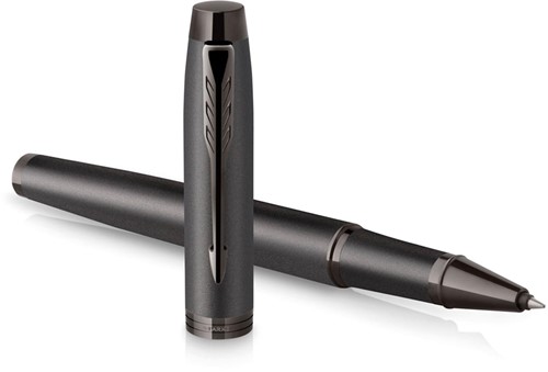 Parker IM Monochrome Titanium gelroller, fijn, giftbox