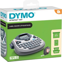 Dymo beletteringsysteem LetraTag LT-100T, inclusief 1 LT-tape, qwerty