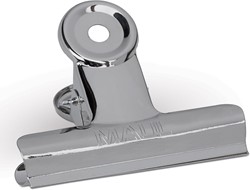 MAUL papierklem bulldogclip 70mm blister 5 verchroomd 5 Stuk