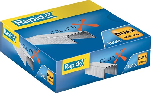 Rapid Nietjes voor blokhechter Duax, gegalvaniseerd, doos van 1000 nietjes 1000 Stuk