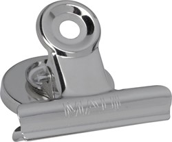 MAUL papierklem bulldogclip magnetisch 30mm blister 2 verchroomd 2 Stuk