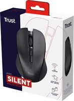 Trust draadloze stille muis Mydo, zwart-1