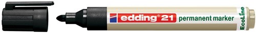 Edding permanent marker Ecoline e-21 zwart 1 Stuk