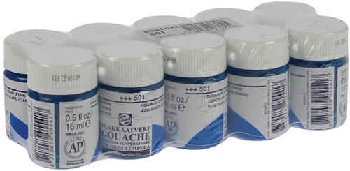 Talens gouache Extra Fine flacon de 16 ml, bleu clair (cyan)