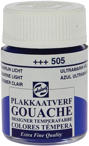 Talens gouache Extra Fine flacon de 16 ml, outremer clair