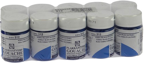 Talens gouache Extra Fine flacon de 16 ml, bleu cobalt (outremer)