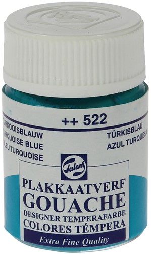 Talens gouache Extra Fine flacon de 16 ml, bleu turquoise