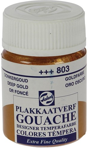 Talens gouache Extra Fine flacon de 16 ml, or foncé