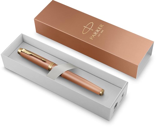 Parker IM Rituals roller, orange GT, fin, giftbox-2