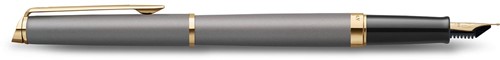 Waterman Hémisphère Metalic stylo plume, moyen, gris GT, giftbox