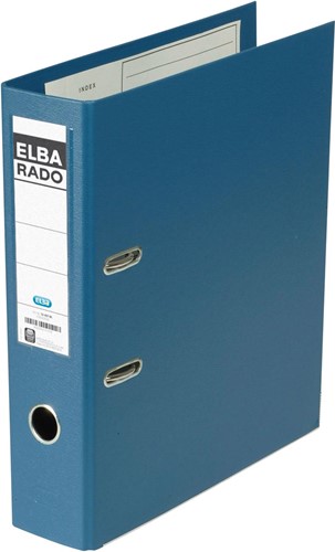Elba Rado Plast classeur, bleu, dos de 8 cm 1 Stuk