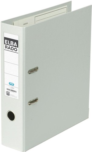 Elba Rado Plast ordner, grijs, rug van 8 cm 1 Stuk