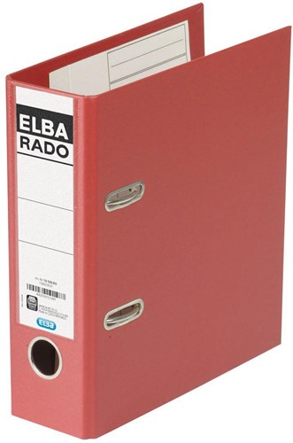 Elba Rado Plast ordner voor ft A5 staand, donkerrood, rug van 7,5 cm 1 Stuk