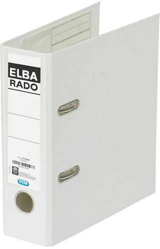 Elba Rado Plast ordner voor ft A5 staand, wit, rug van 7,5 cm 1 Stuk
