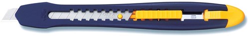 Olfa Cutter ES-1 Green, 9 mm, bleu/jaune
