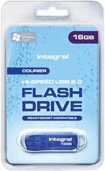 Integral Courier USB 2.0 stick, 16 GB