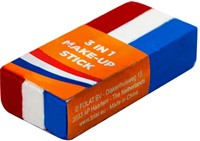 Orange stick de maquillage, rouge-blanc-bleu-2