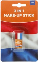 Orange stick de maquillage, rouge-blanc-bleu
