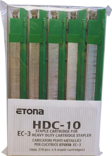 Etona cassette pour agrafeuse EC-3, capacité 41 - 55 feuilles, paquet de 5 pièces