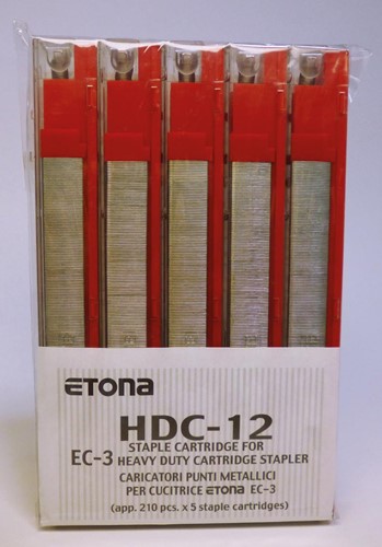 Etona cassette pour agrafeuse EC-3, capacité 56 - 80 feuilles, paquet de 5 pièces