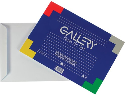 Gallery enveloppes, Ft 229 x 324 mm, paquet de 10 pièces