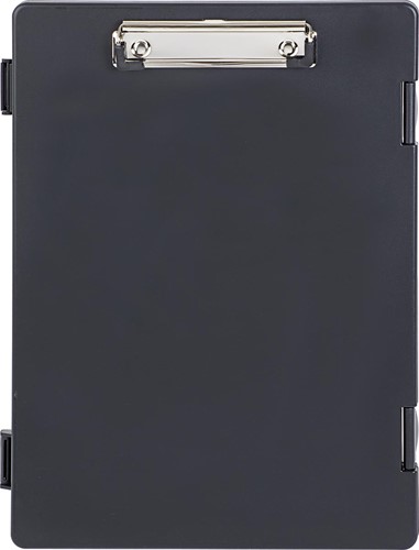 MAUL Porte-bloc Lefty avec compartiment, PP A4 portrait, ouvert sur la gauche, 33.5x24.5x2.5cm noir