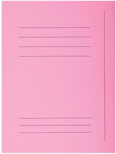 Exacompta chemise de classement Super 210, avec 3 rabats, rose