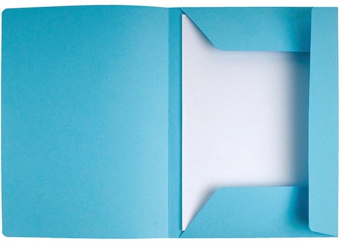 Exacompta chemise de classement Super 210, avec 3 rabats, bleu clair