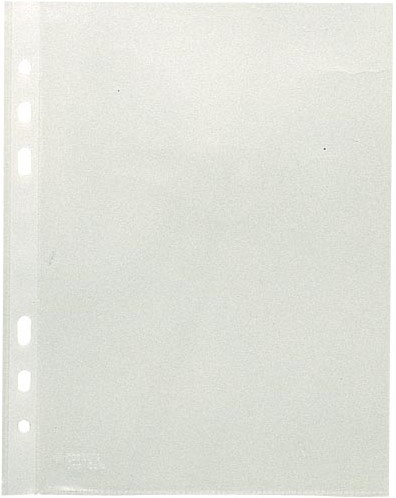 Esselte pochette perforée, ft A5, en PP, 6 trous, boîte de 100 pièces