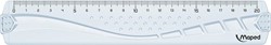 Maped lat Geometric 20 cm, transparant 1 Stuk
